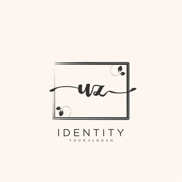 Handwriting Logo Vector Art Initial Signature Wedding Fashion Jewerly Boutique — Stock Vector