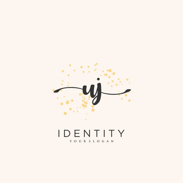 Handwriting Logo Vector Art Initial Signature Wedding Fashion Jewerly Boutique — стоковый вектор