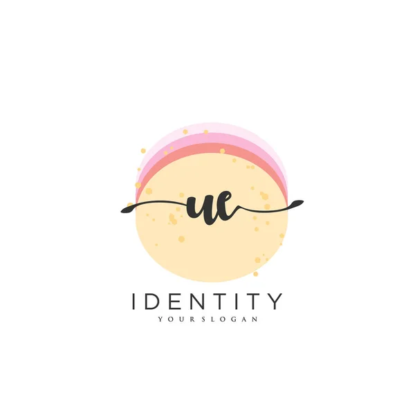 Handwriting Logo Vector Art Initial Signature Wedding Fashion Jewerly Boutique —  Vetores de Stock