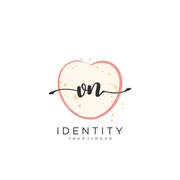 Handwriting Logo Vector Art Initial Signature Wedding Fashion Jewerly Boutique — Wektor stockowy