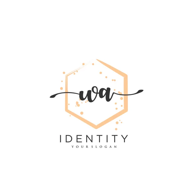 Handwriting Logo Vector Art Initial Signature Wedding Fashion Jewerly Boutique — Stockvektor