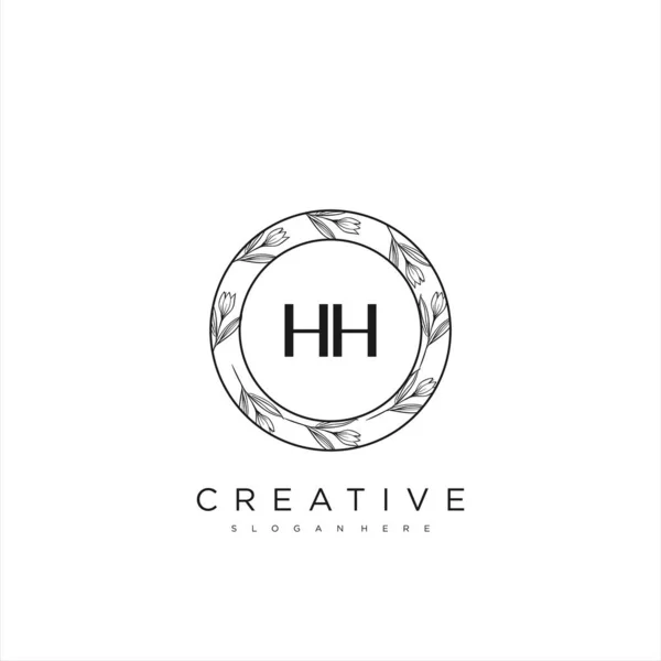Harf Harfi Logo Şablonu Vektör Prim Vektörü — Stok Vektör