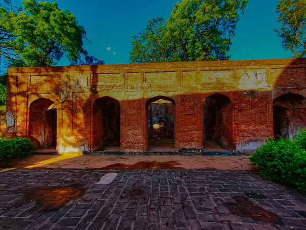 2022 Gour Malda West Bengal India View Mosque Foot Prints — Stock Photo, Image