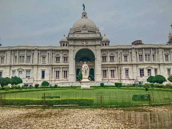 2021 Kalkuta Zachodnia Indie Widok Zewnętrzny Pomnika Wiktorii Kalkucie — Zdjęcie stockowe