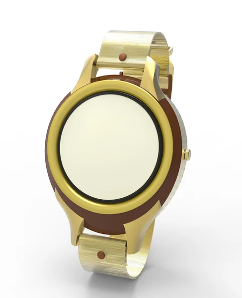 Reloj de oro — Foto de Stock