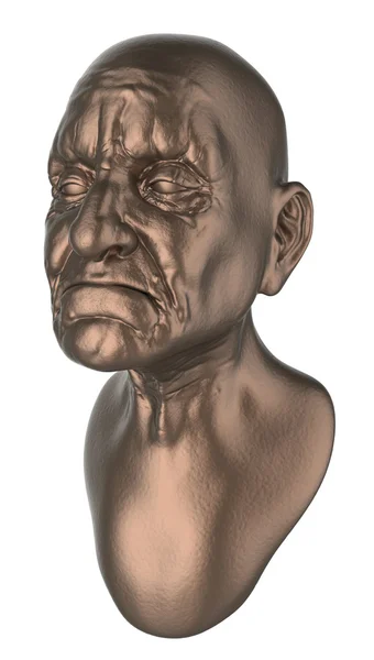 Old man bust — Stock Photo, Image
