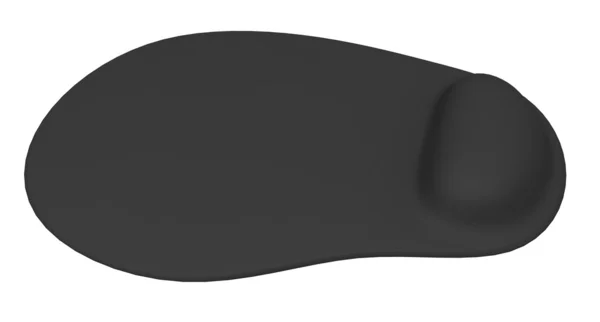 Beyaz bir arka plan üzerinde izole ergonomik mouse pad