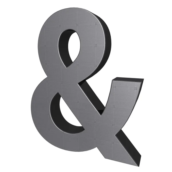 Ampersand-tegn – stockfoto