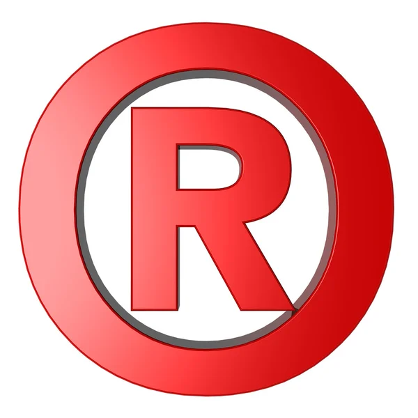 Registered trade mark — Stock Photo, Image