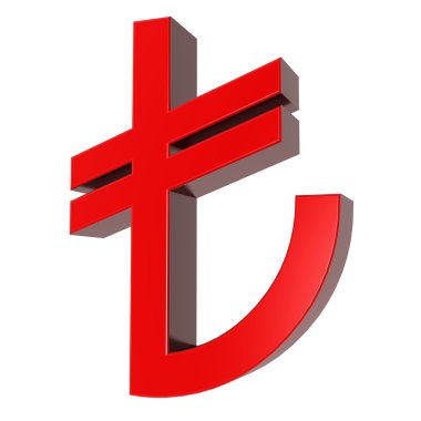 3D işareti koleksiyonu - Türkiye Lirası
