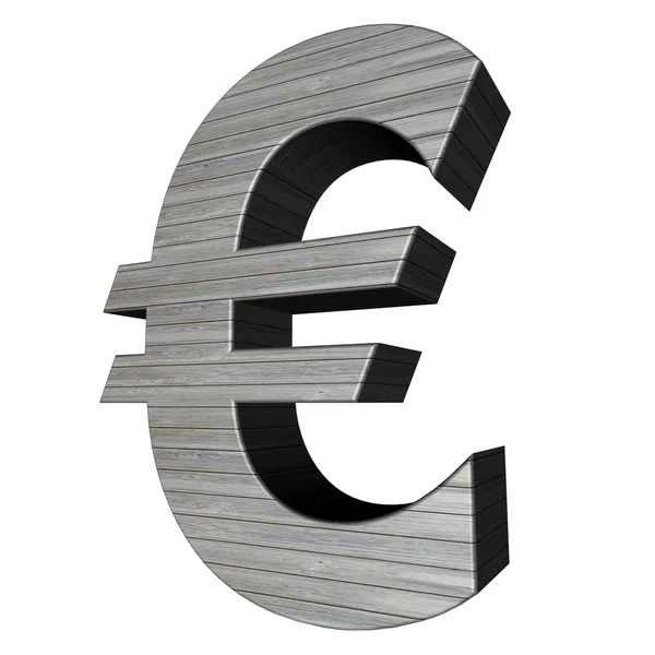 3d sign collection - euro — Stock Photo, Image