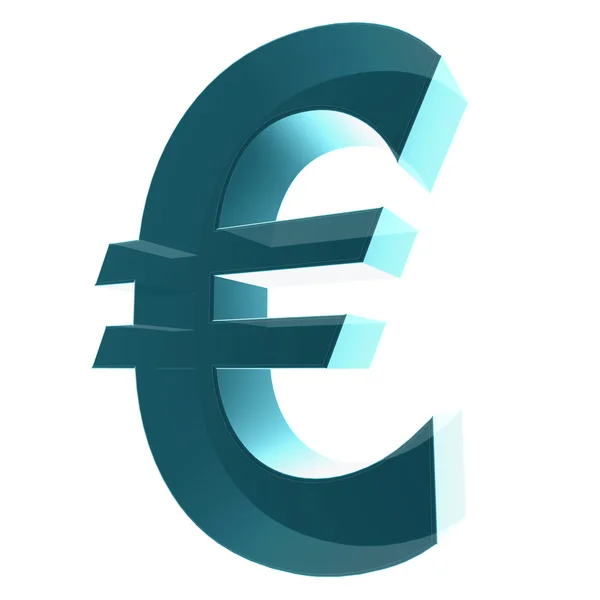 3D znak collection - euro — Stock fotografie