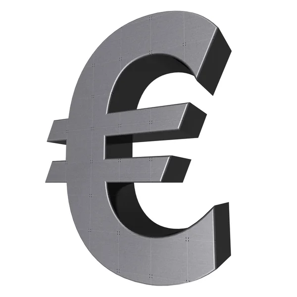 3d coleção de sinais - euro — Fotografia de Stock