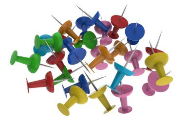 itme toplu iğne ile farklı açılardan