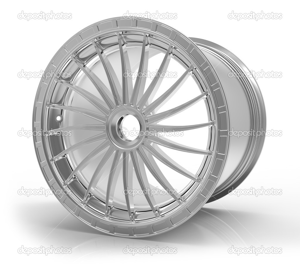 wheels on a white background