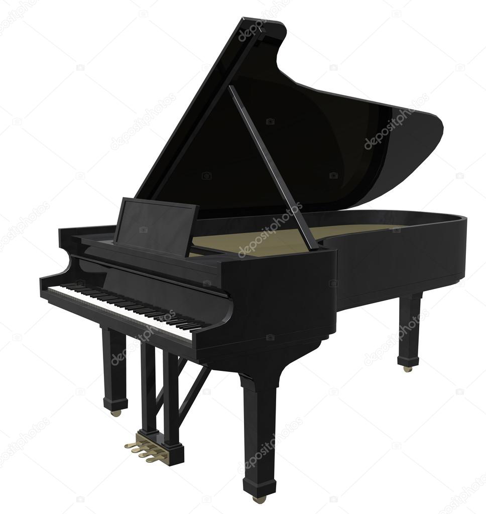 Grand Piano Stock Photo By C Kurtcan
