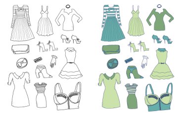 kadın giysi ve aksesuarları