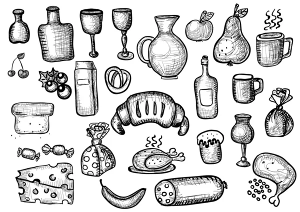 Кухонный набор — стоковый вектор