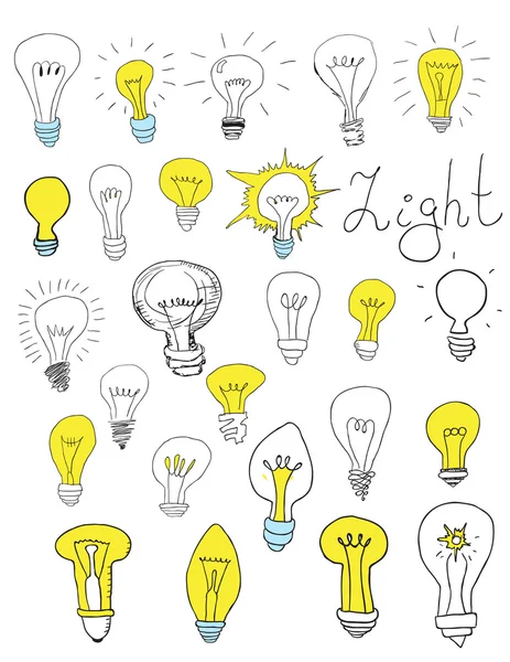 Light bulbs — Stok Vektör