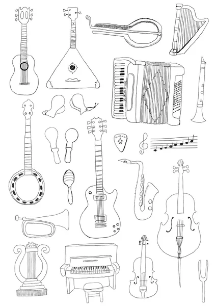 Music Instruments — Stock Vector