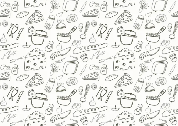 Iconos de alimentos — Vector de stock