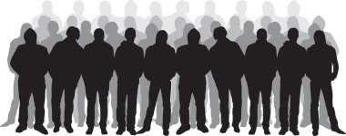 çocuklar silhouettes