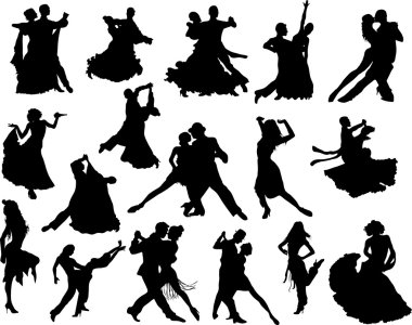 dans siluetleri