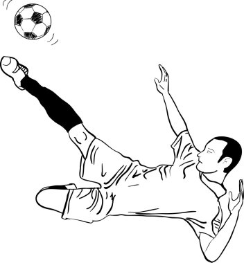 Futbol oyuncu taslak