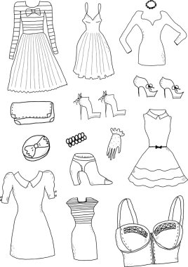 kadın moda kıyafetler ve aksesuarlar