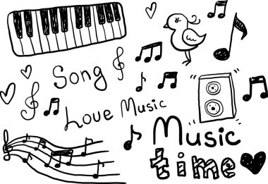 müzik aletleri bir dizi