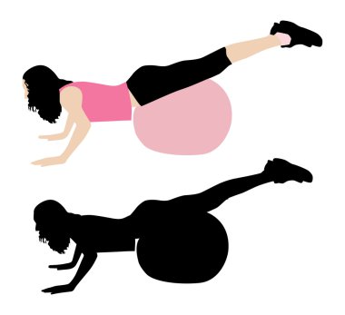 fitness siluet