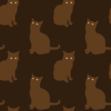 Kediler seamless modeli