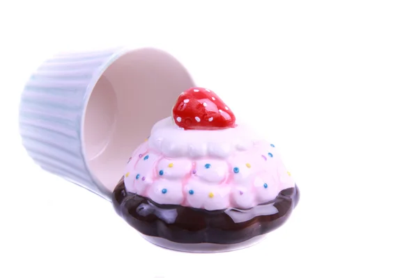 セラミックのカップケーキ — ストック写真