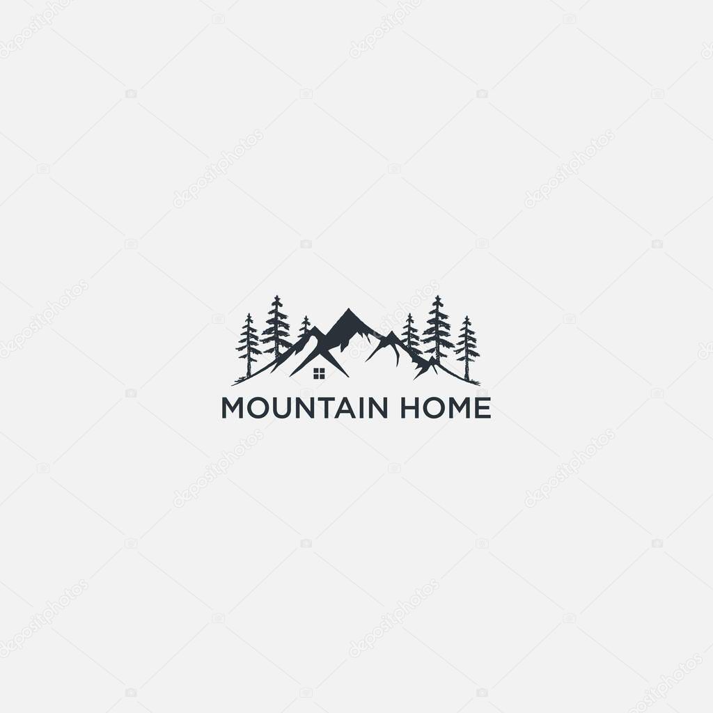 home and mountain view logo