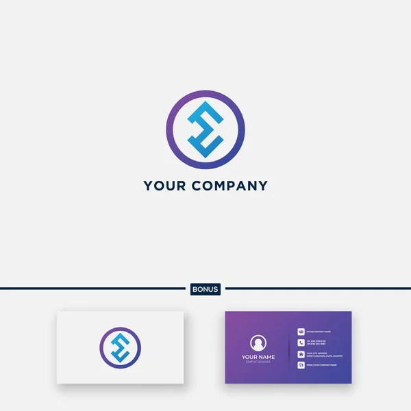 Letter Logo Design Monogram Simple — Stock Vector