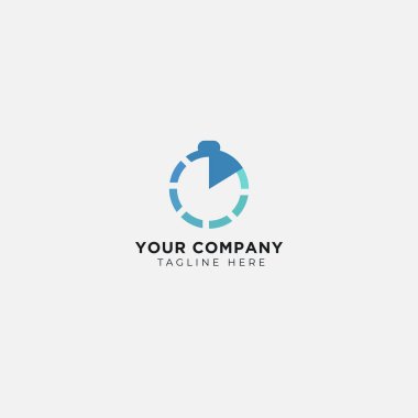 Basit hızlı Kronometre çarpı logo süresi