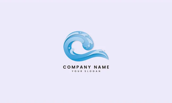 Diseño Abstracto Del Logotipo Wave Ocean Ilustraciones De Stock Sin Royalties Gratis