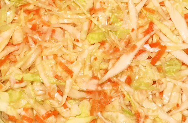 Sauerkraut Con Zanahorias Fondo Color —  Fotos de Stock