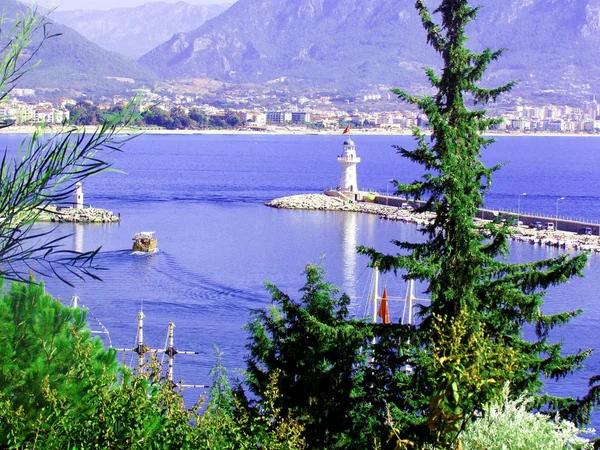 Alanya's wonderfull lighthouse — Stock Photo, Image