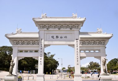 po dev Buda heykeli lin manastır, hong kong