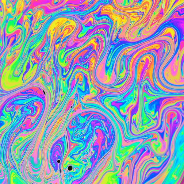 虹色作成石鹸、泡、または油を活用することができます bac ロイヤリティフリーのストック写真