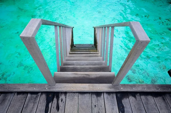 Steps into the ocean — Stock Photo, Image