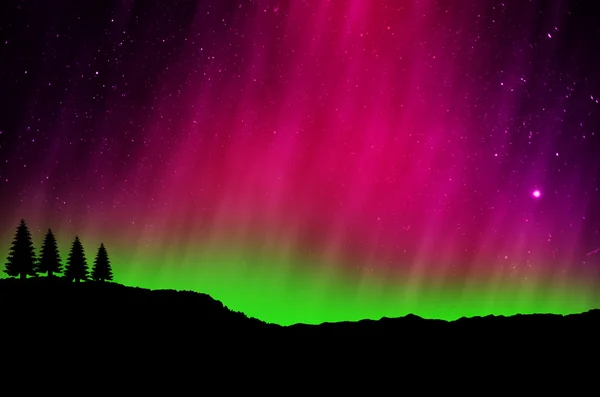 Nothern lights — Stockfoto