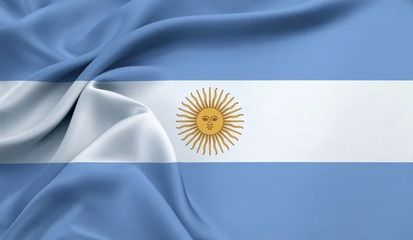 Argentina flagga — Stockfoto