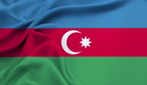The flag of Azerbaijan — Stock Photo, Image