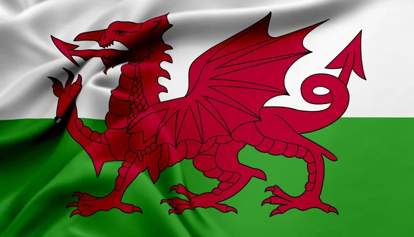 Wales flagga — Stockfoto