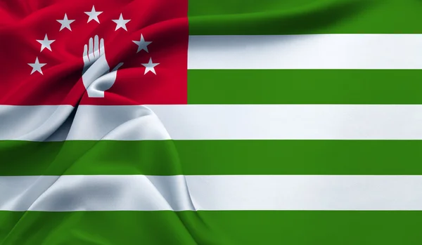 The flag of Abkhazia — Stock Photo, Image