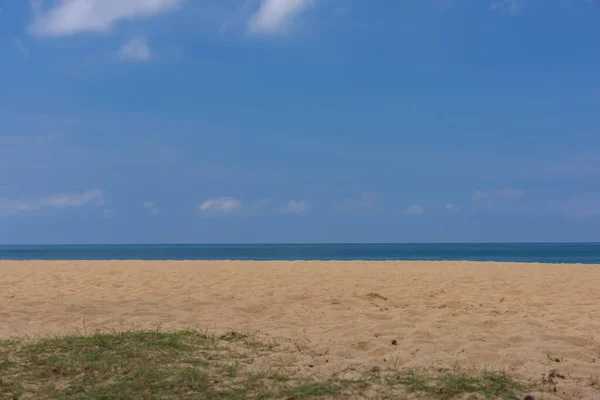 Piękna Plaża Tropikalne Morze Phuket Tajlandia — Zdjęcie stockowe