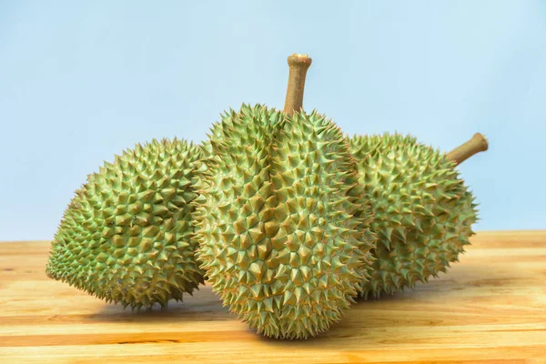 Gyümölcsök Királya Durian Asztalon — Stock Fotó