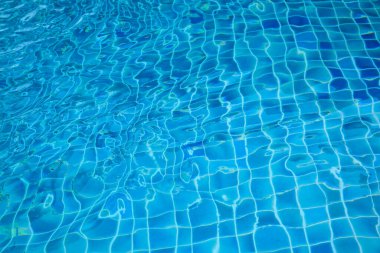 blauwe zwembad water textuur achtergrond